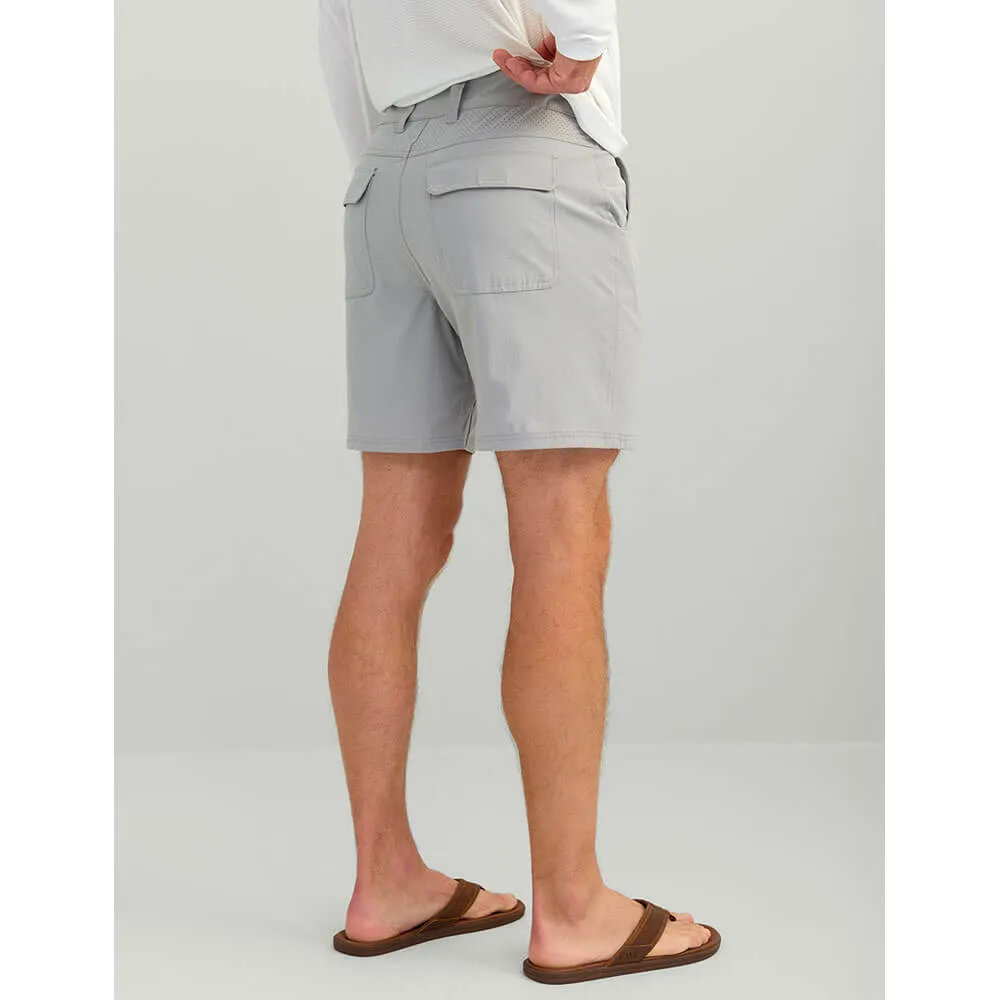 Huk NXTLVL 7-Inch Shorts - Overcast Grey