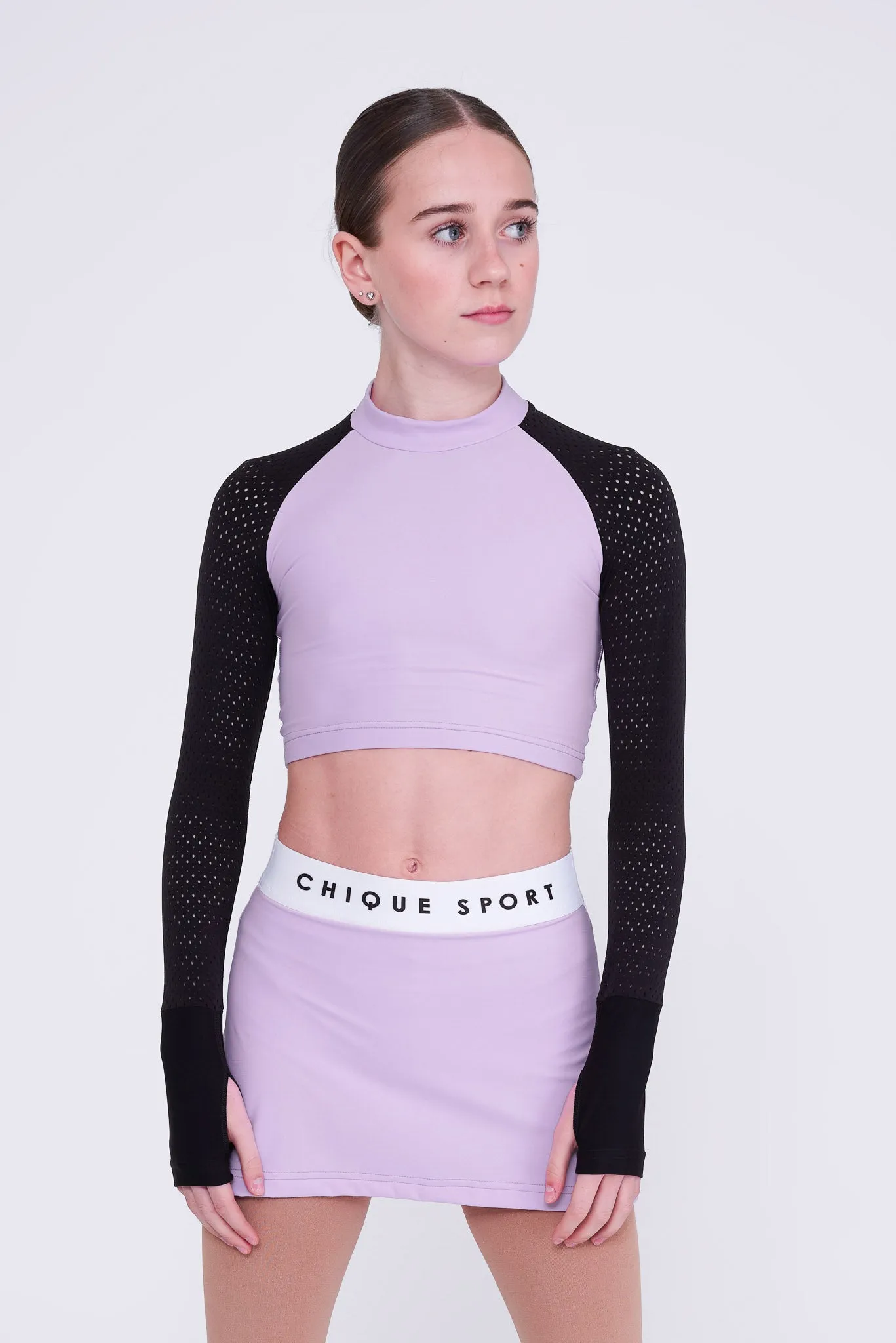 Inspire Crop Top in Amethyst