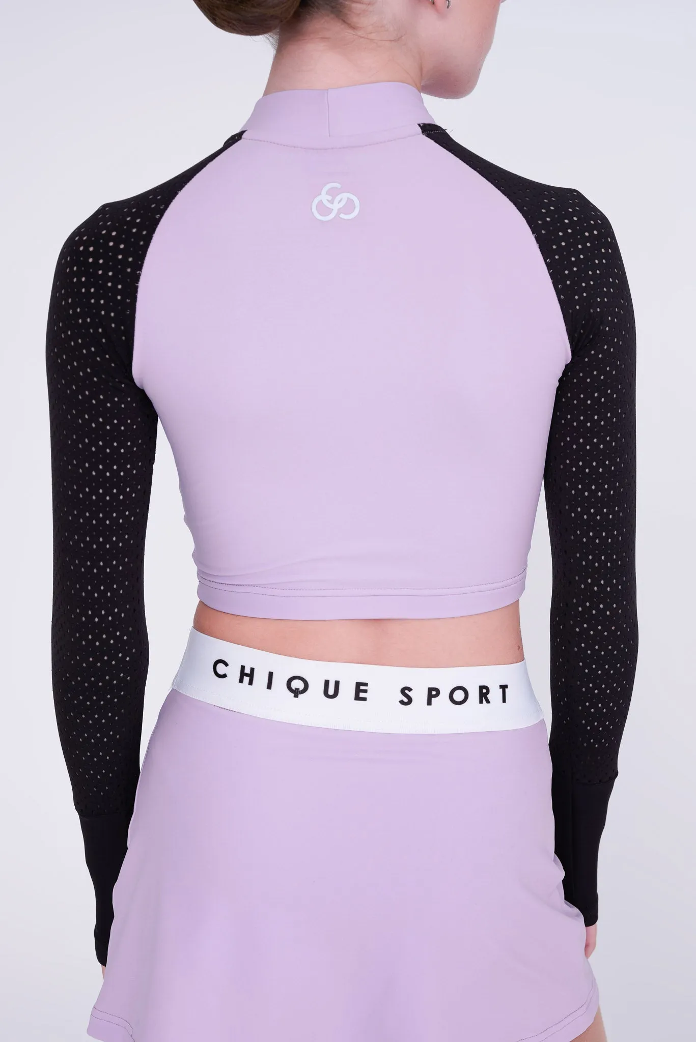 Inspire Crop Top in Amethyst