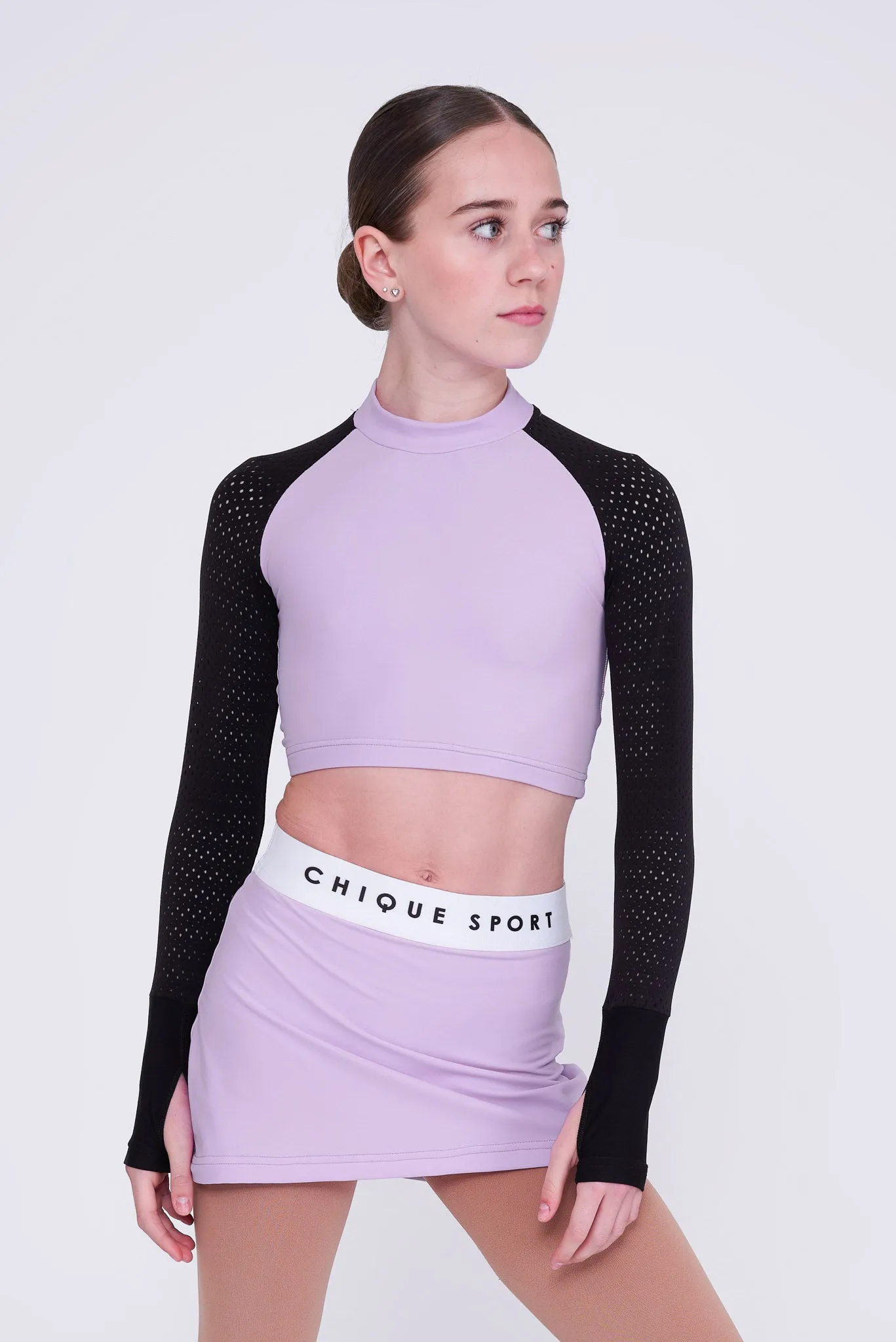 Inspire Crop Top in Amethyst