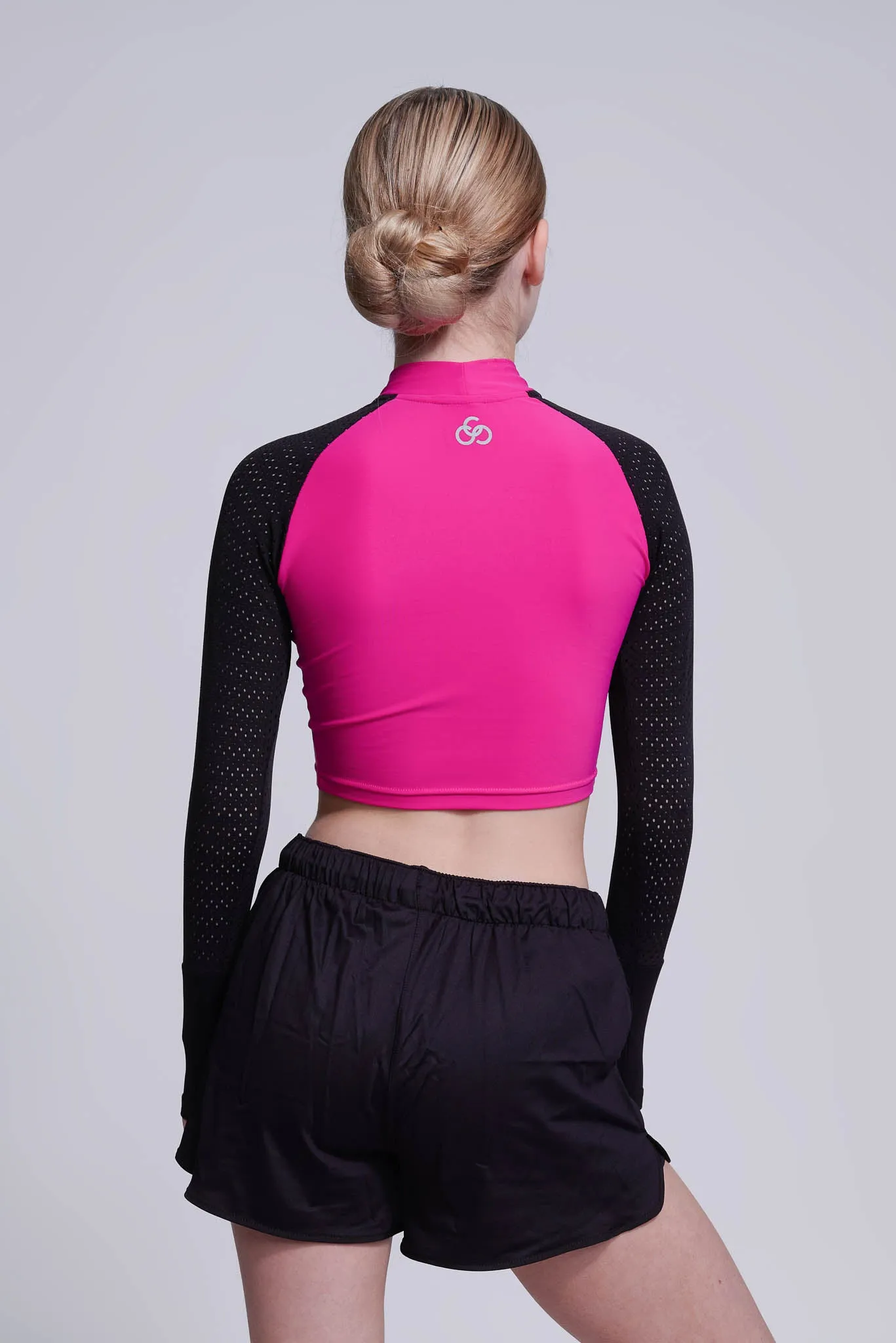 Inspire Crop Top in Fuchsia