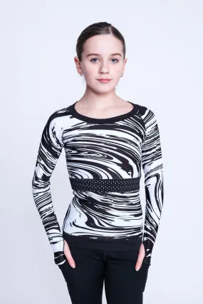 Inspire Long Sleeve Top in Swirl