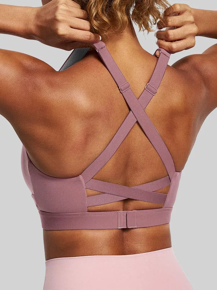 IUGA High Impact Criss-Cross Back Sports Bras