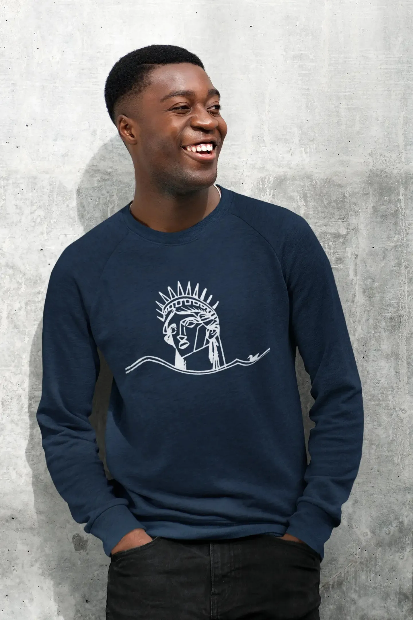 Liberty Premium Heavyweight Non-Hooded Sweatshirt