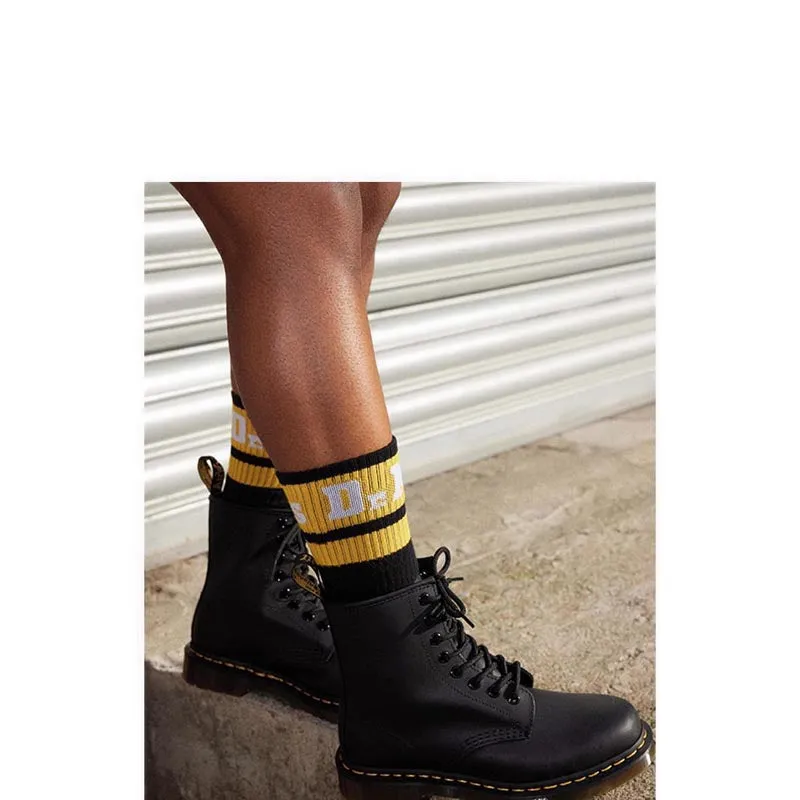 Logo Unisex Sock Yellow- Black