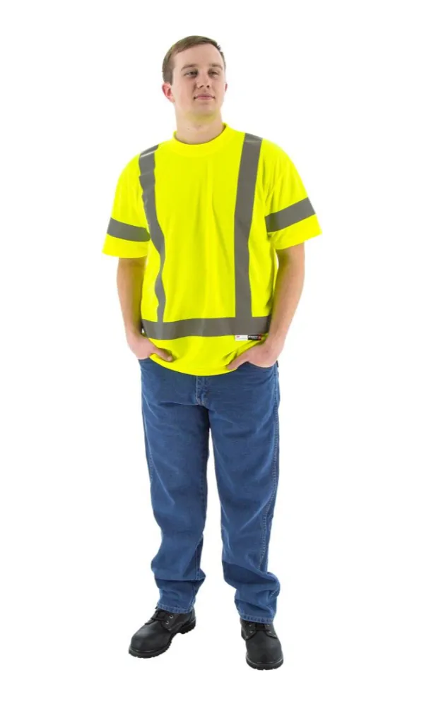 Majestic 75-5303 Hi-Vis Short Sleeve Shirt ANSI 3 R