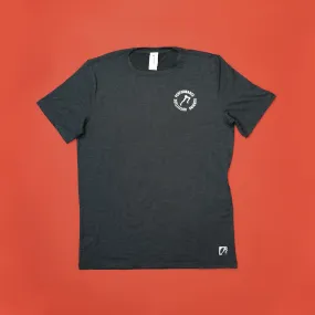 MEN'S PRO LOGO SHORT SLEEVE - HEATHER BLACK