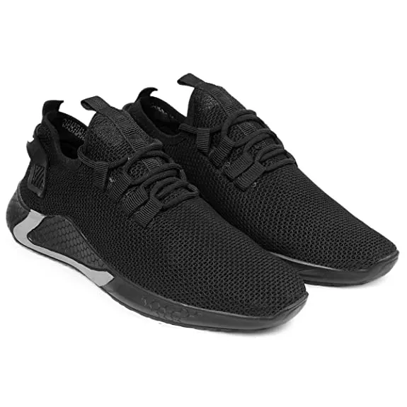 Mesh Material Casual Sports Running Lace-Up Shoes For Men's-JonasParamount