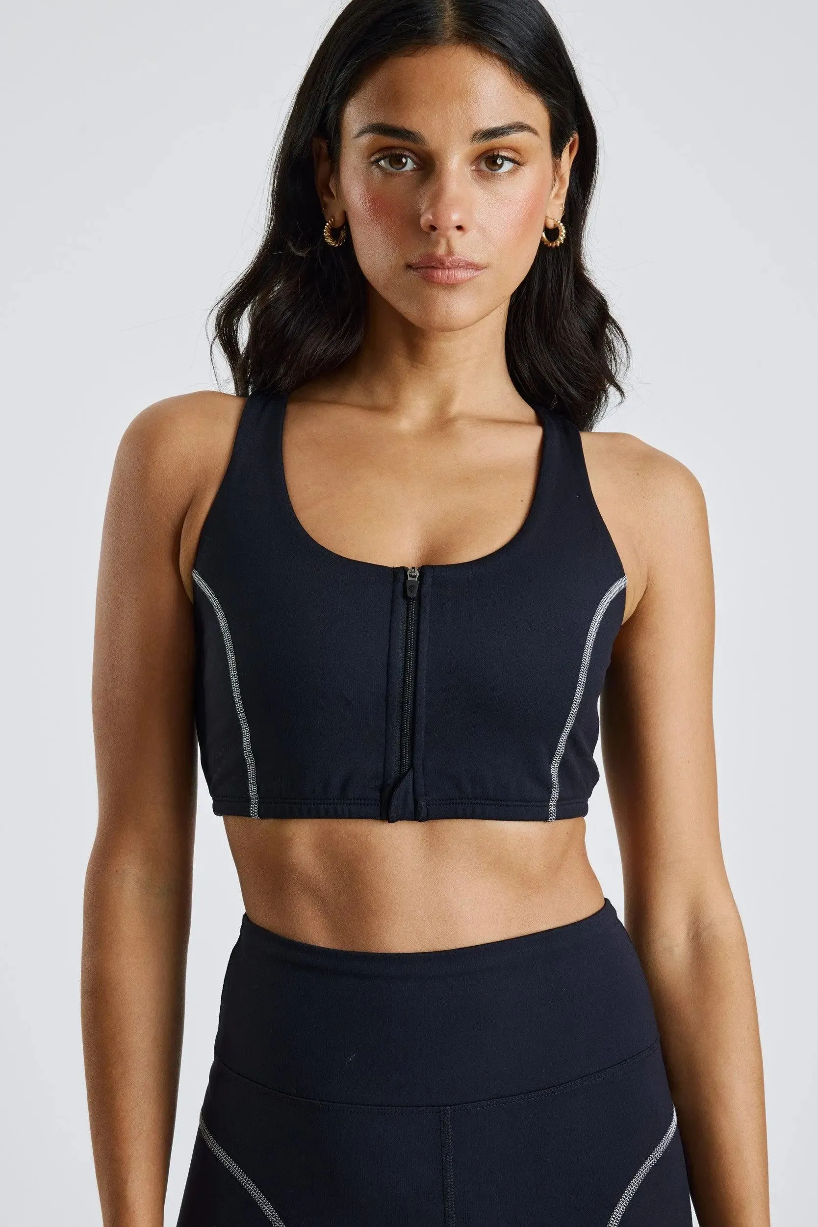 Night Track Zip Bra