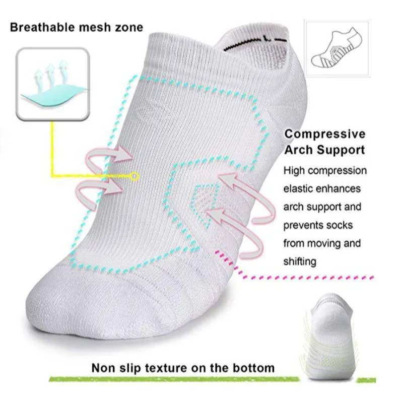 No Show Ankle-Hi Socks CoolMax Performance Socks for Women & Men