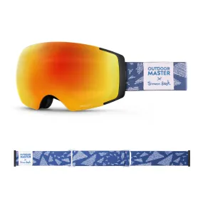 OM X Simon Beck Art Snow Goggles