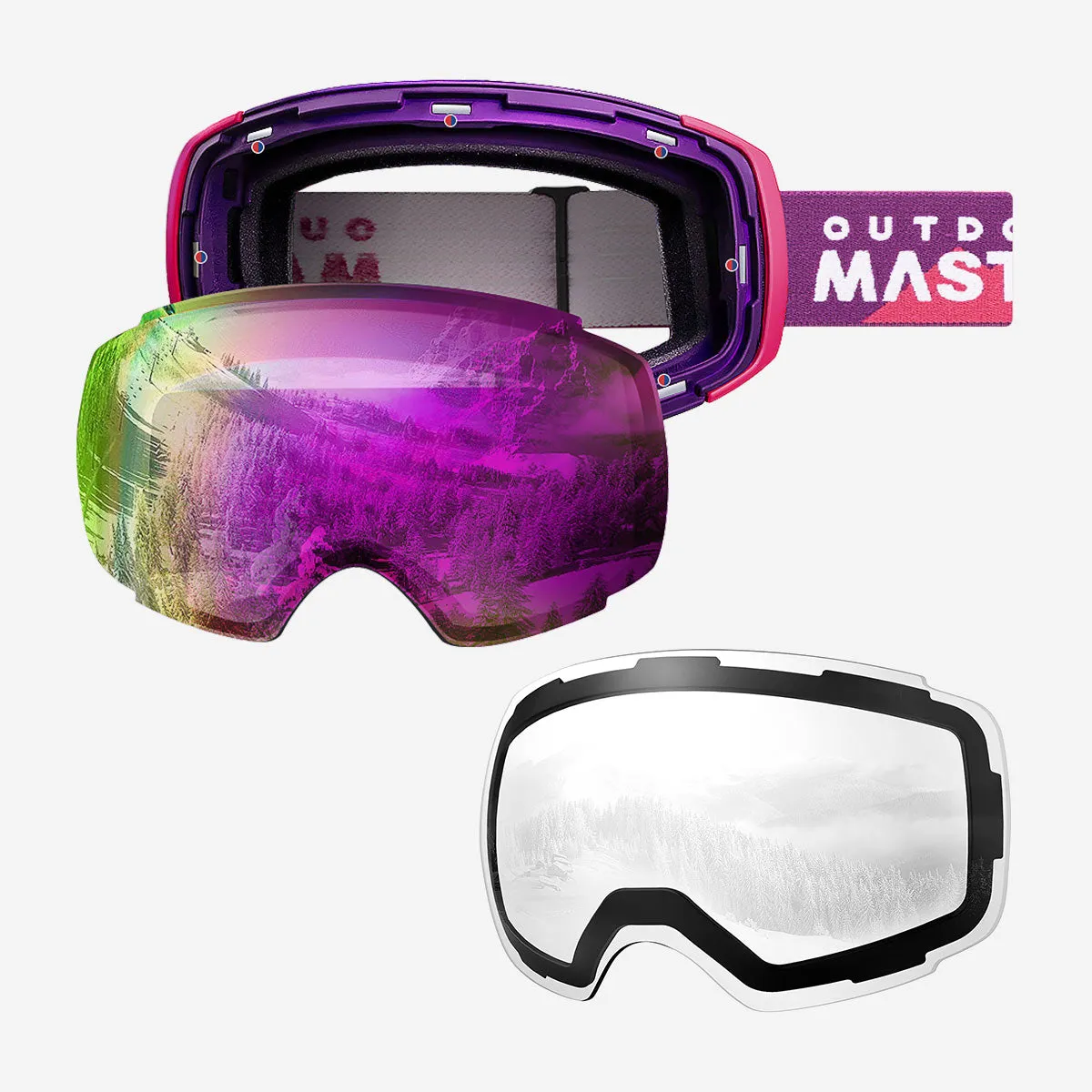 PRO Snow Goggles   Lens Bundle