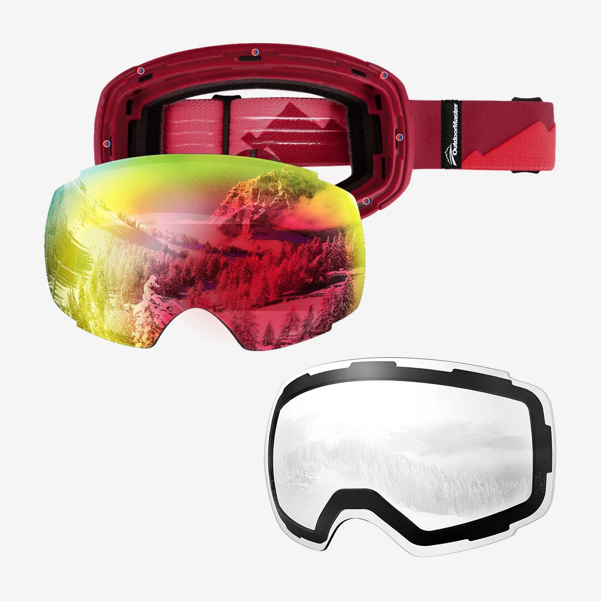 PRO Snow Goggles   Lens Bundle