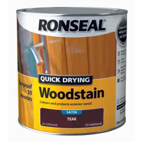 Quick Drying Woodstain 2.5L Teak