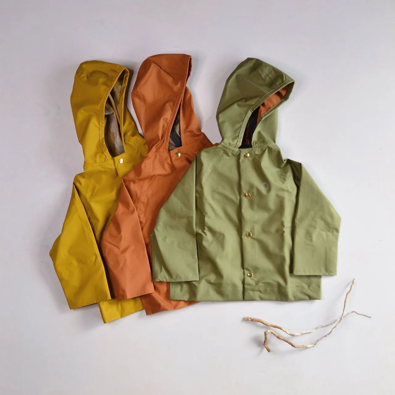 Rain Coat for Kids 100% recycled PET - Spruce (6-12y) *Last One!