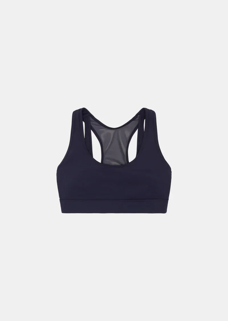 RUDIMENTAL SPORTS BRA IN DARK NAVY