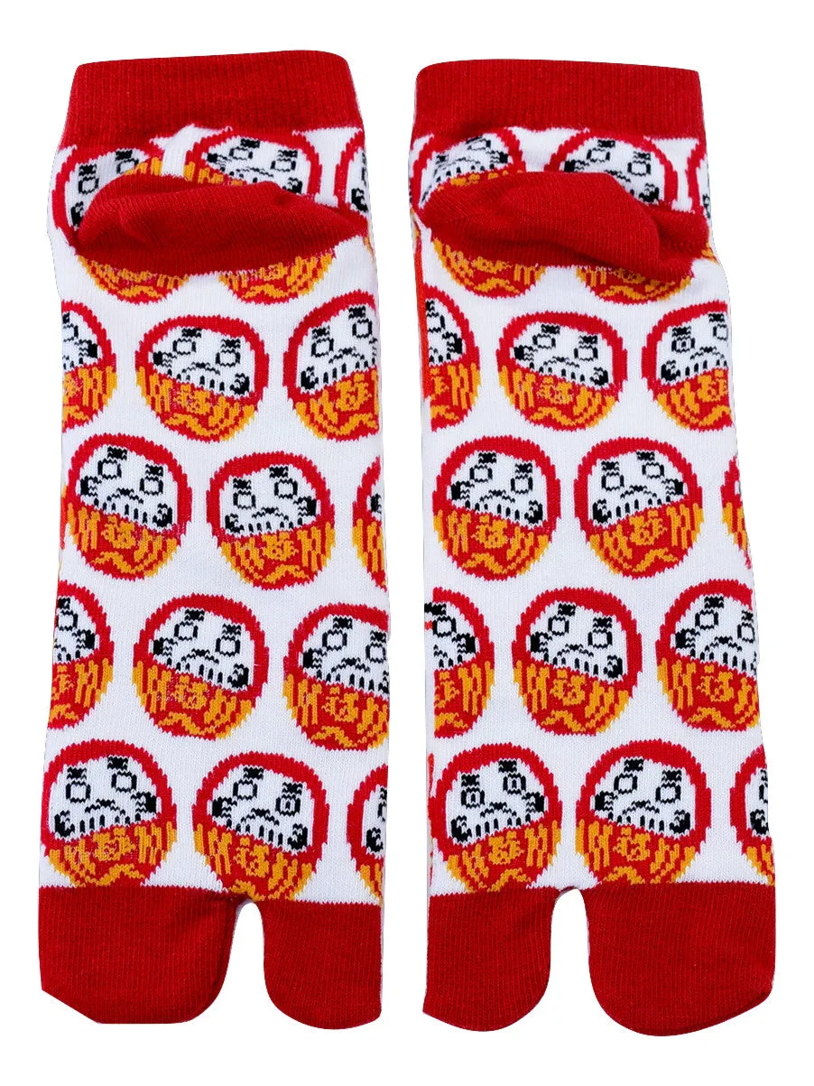 Shinobiya Original Tabi Socks: Daruma