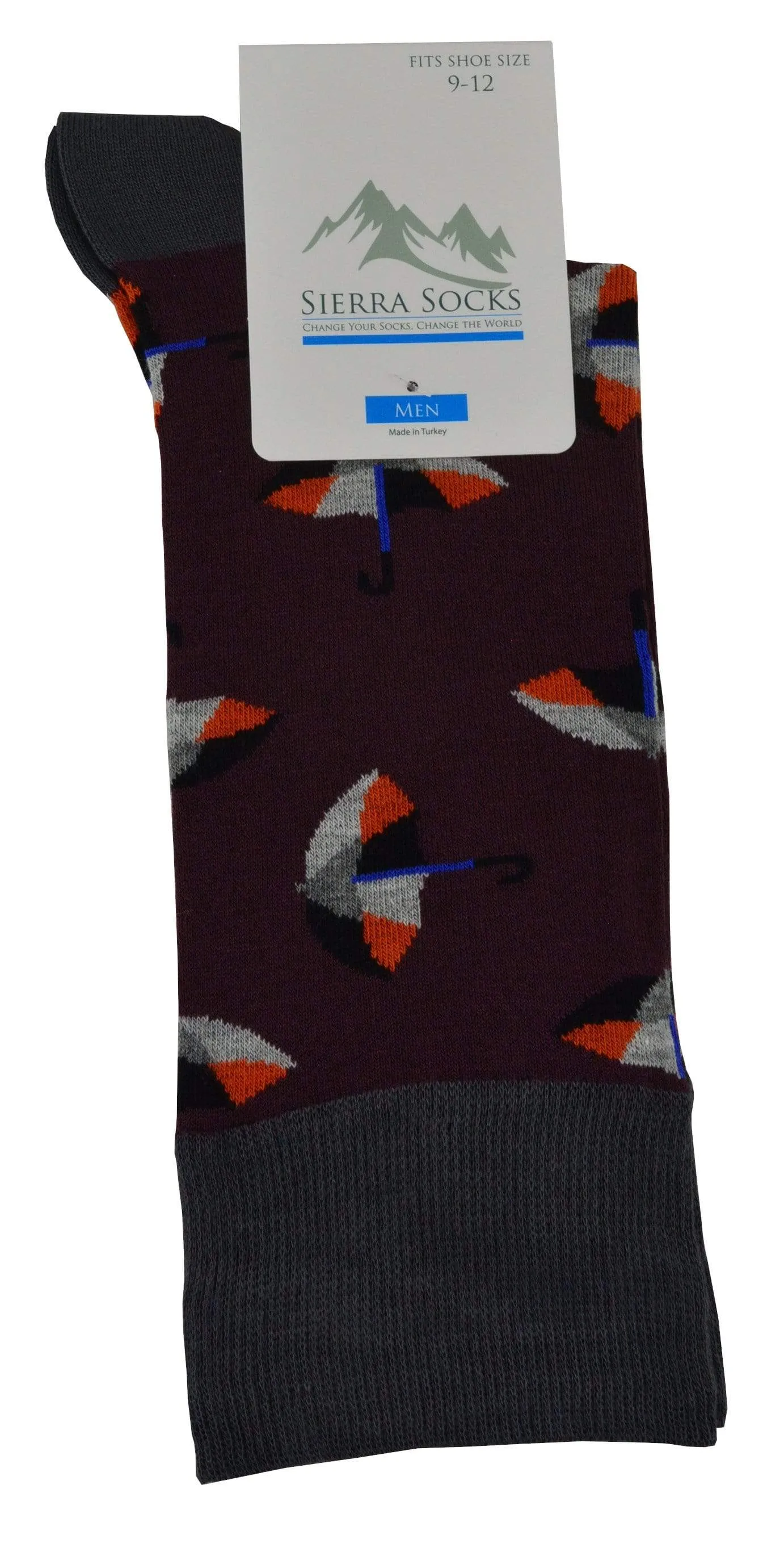 Smooth Toe Men's Crew Socks in Combed Cotton