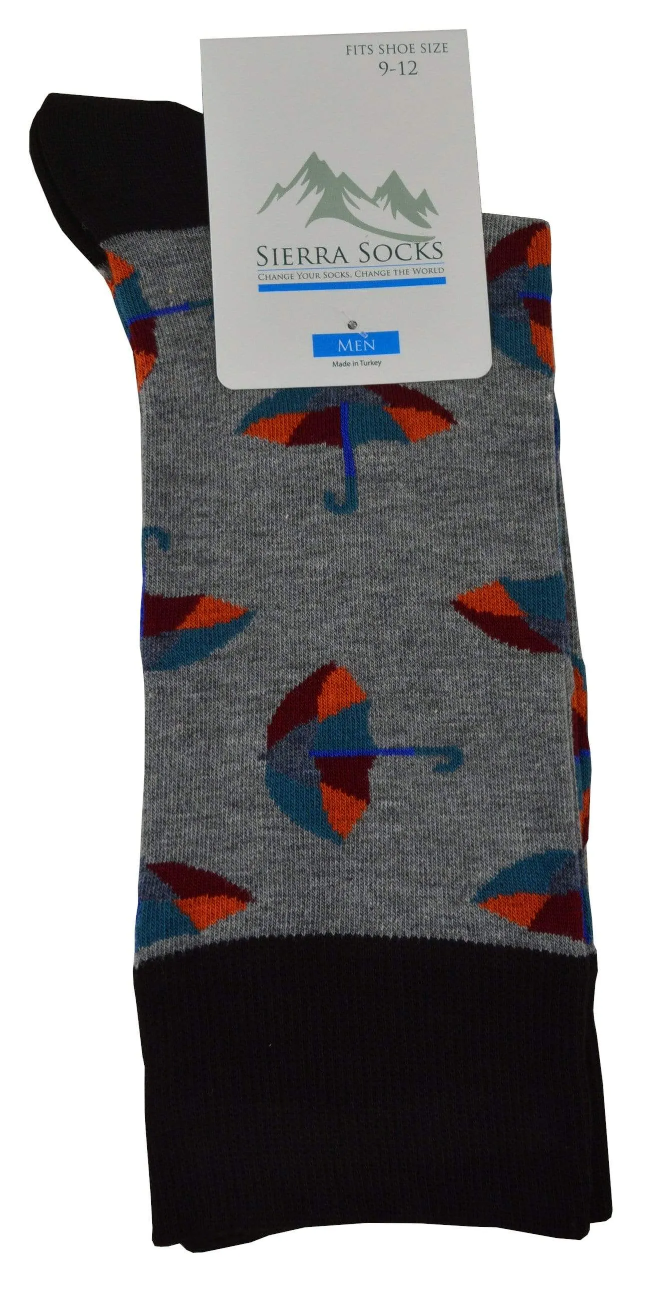 Smooth Toe Men's Crew Socks in Combed Cotton