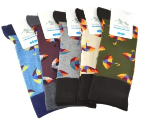 Smooth Toe Men's Crew Socks in Combed Cotton