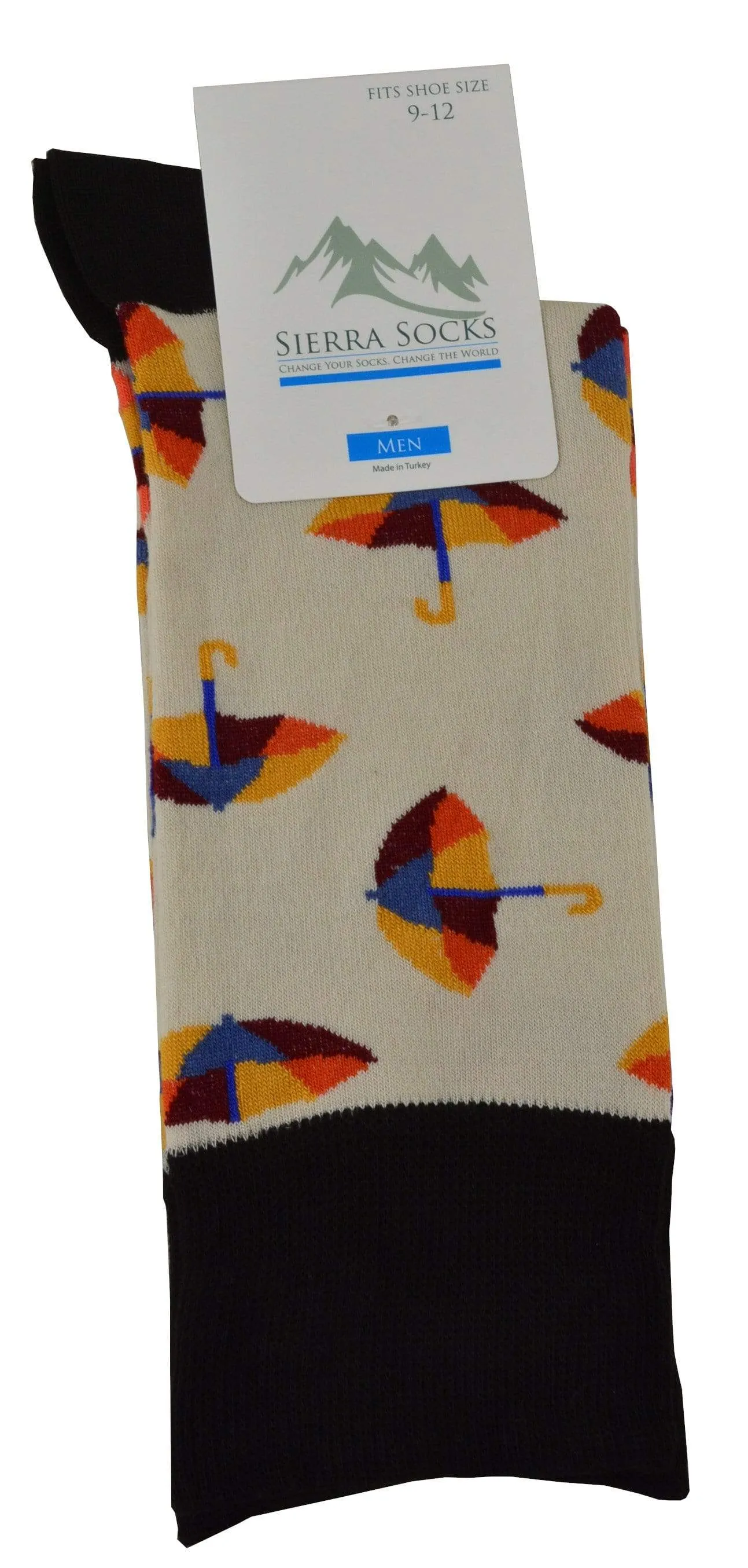 Smooth Toe Men's Crew Socks in Combed Cotton