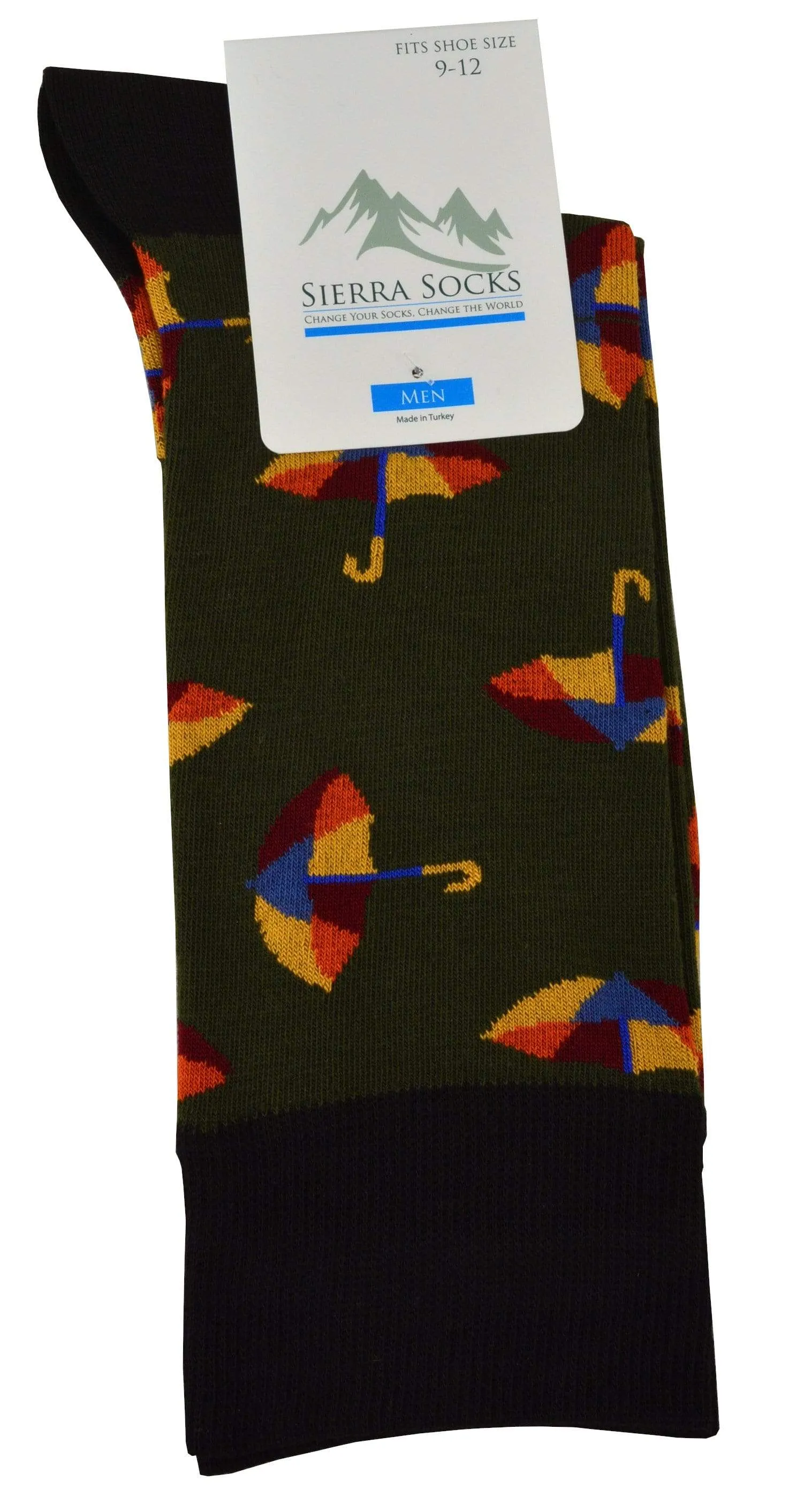 Smooth Toe Men's Crew Socks in Combed Cotton