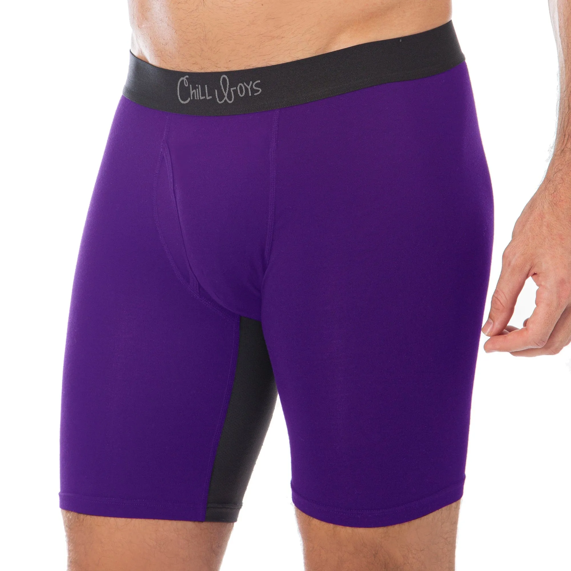 Soft Bamboo Boxer Briefs with Anti-Chafing Glide Zone