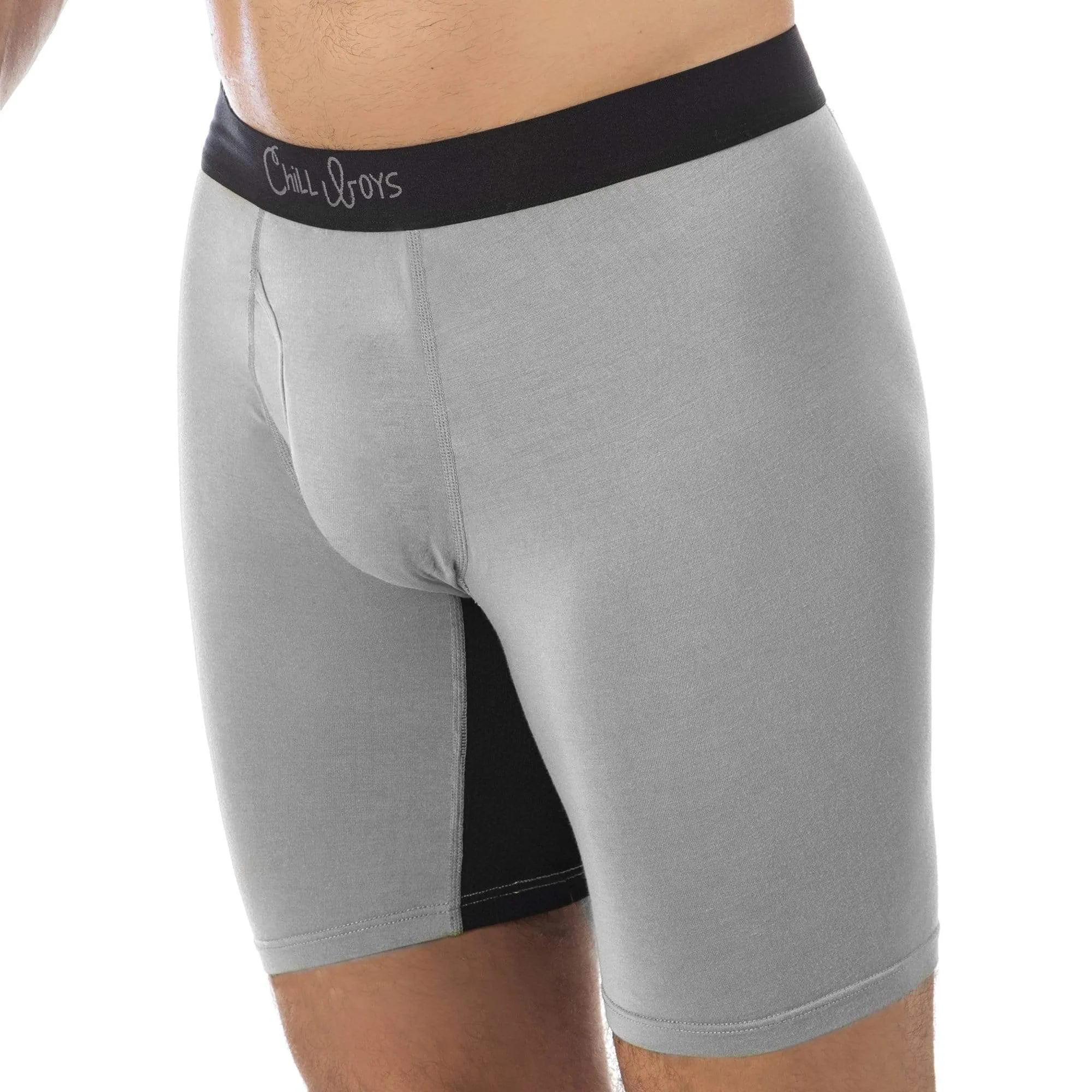 Soft Bamboo Boxer Briefs with Anti-Chafing Glide Zone