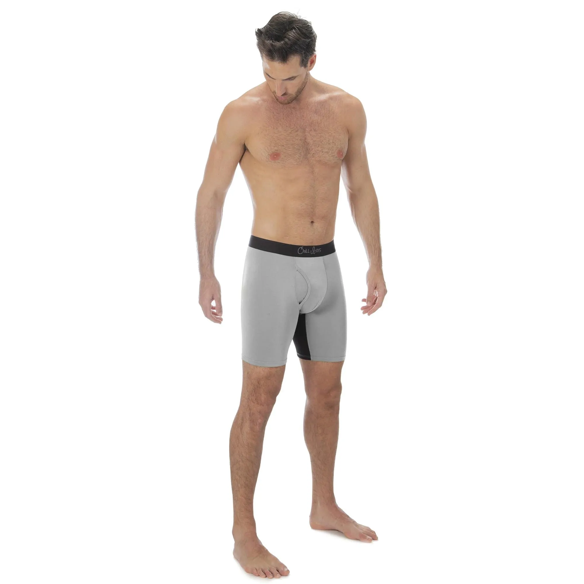 Soft Bamboo Boxer Briefs with Anti-Chafing Glide Zone