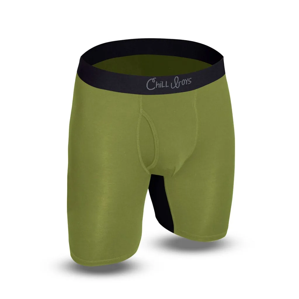 Soft Bamboo Boxer Briefs with Anti-Chafing Glide Zone