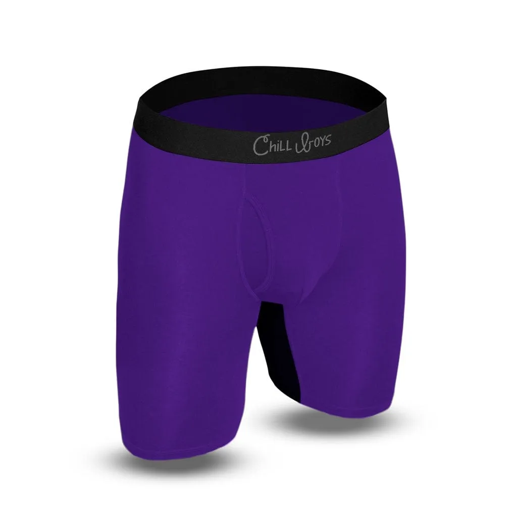 Soft Bamboo Boxer Briefs with Anti-Chafing Glide Zone