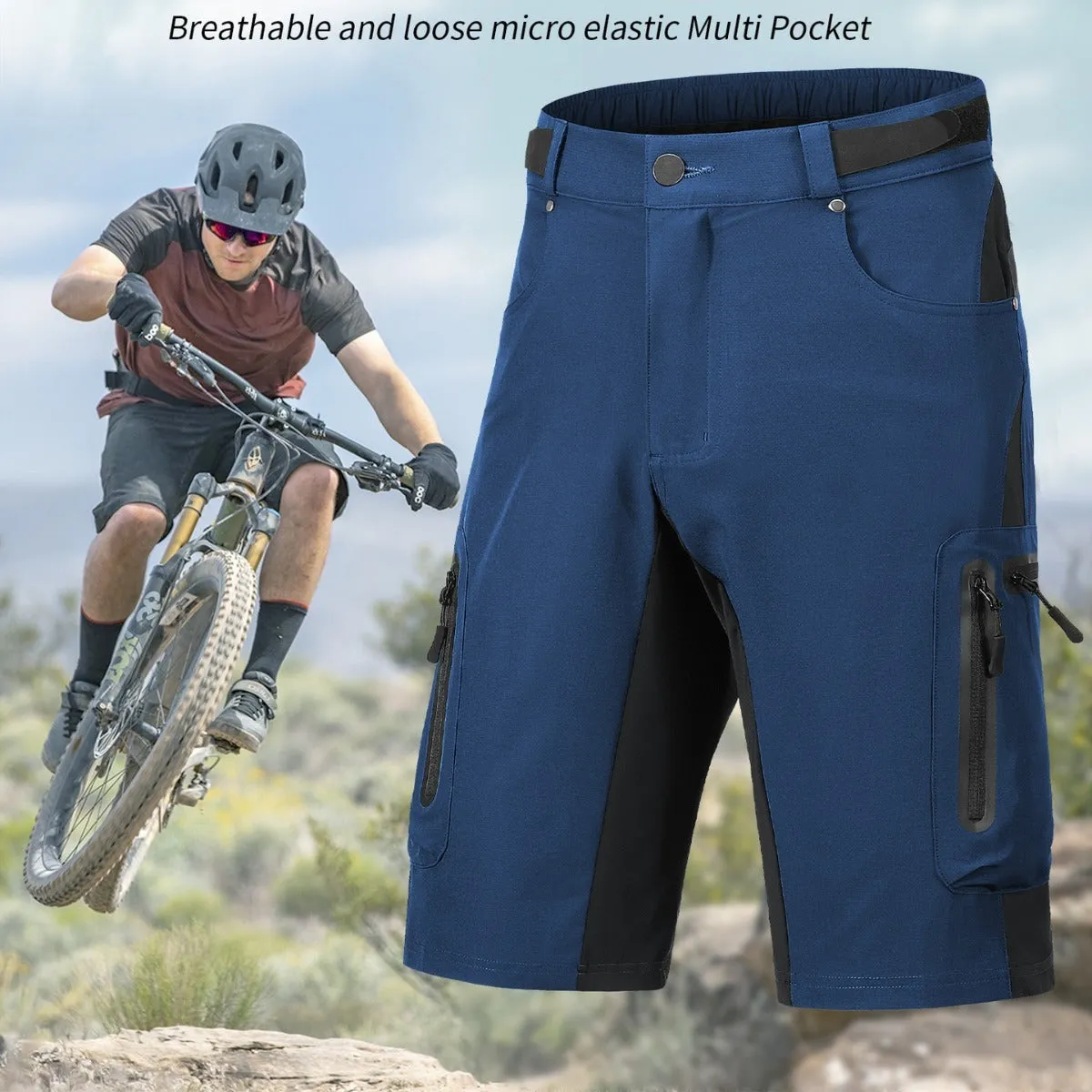 Sports Casual Beach Pants Summer Wear-resistant Quick-drying Breathable Outdoor Mountain Bike Shorts Men