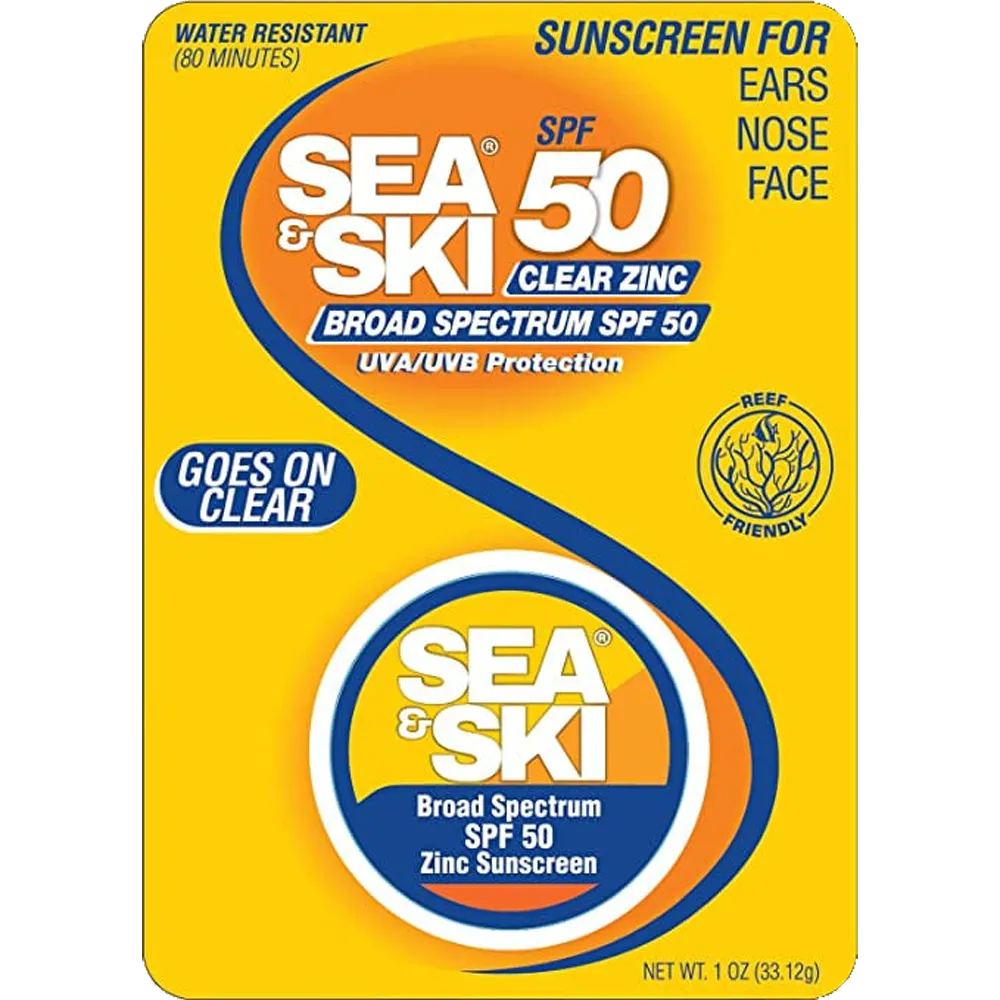 Sunscreen Sea & Ski Clear Zinc SPF 50