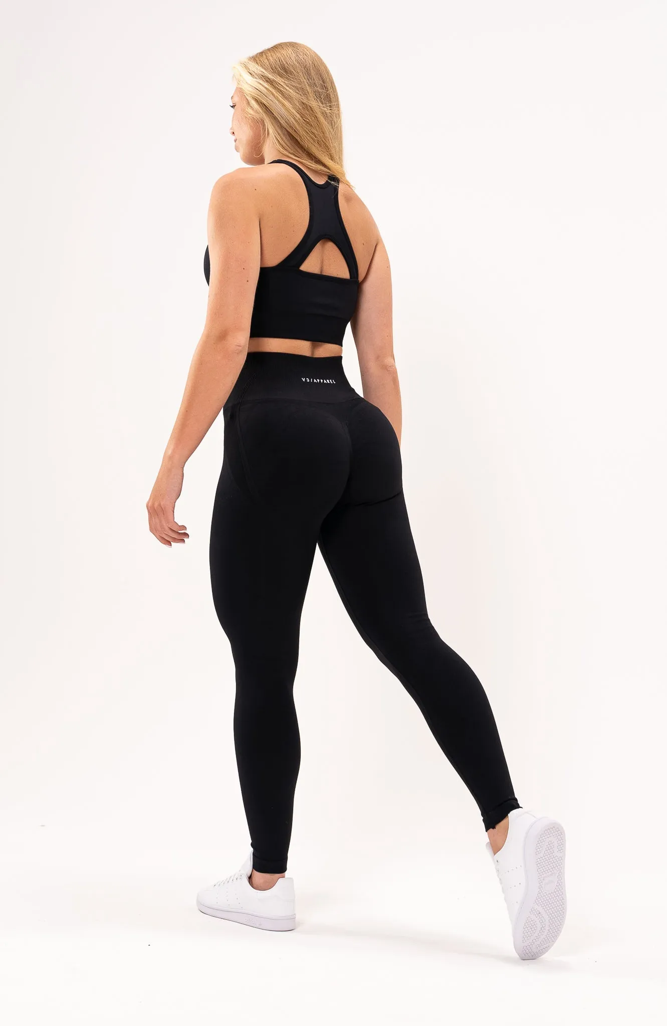 Tempo Seamless Scrunch Leggings - Black