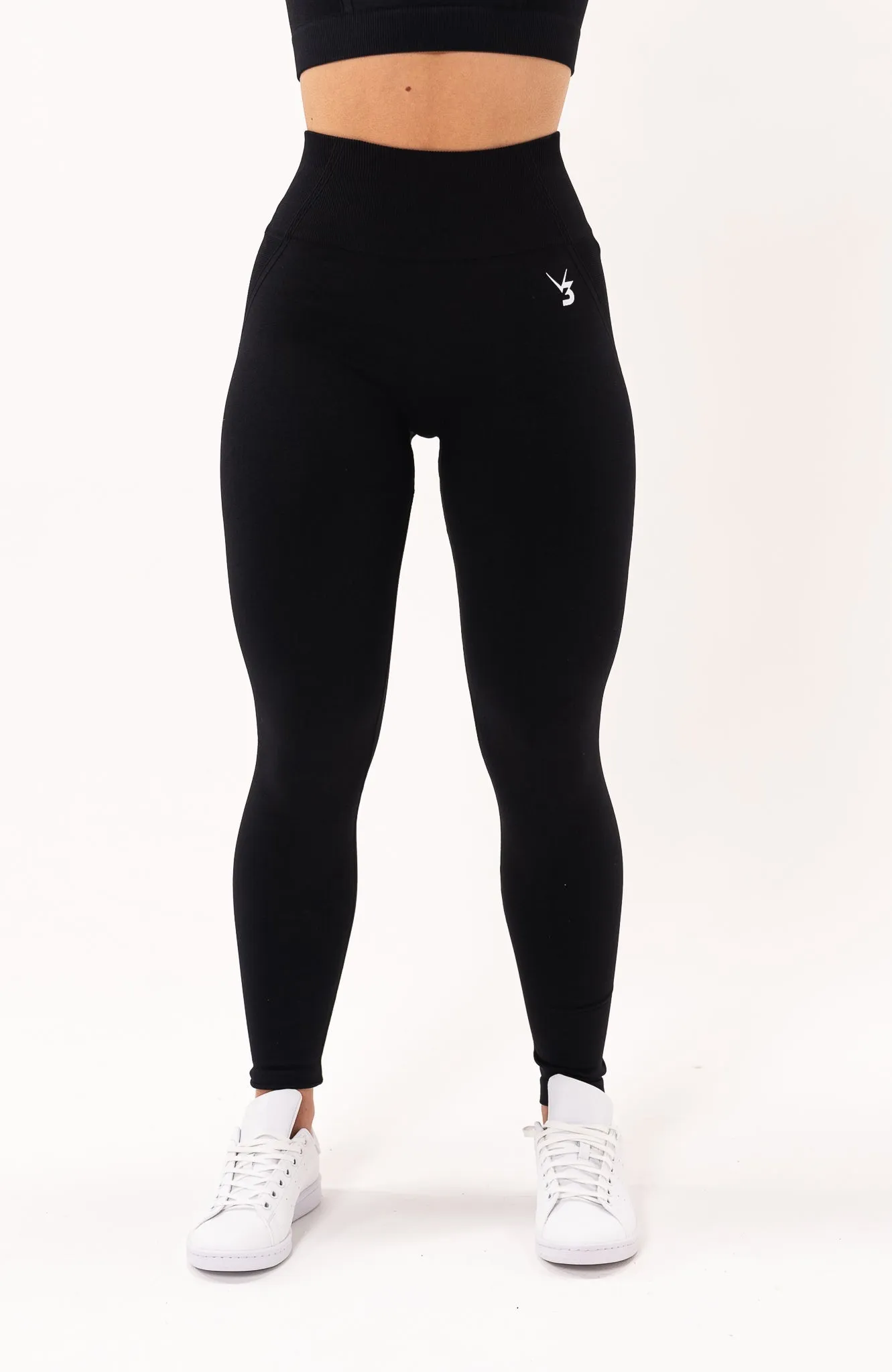 Tempo Seamless Scrunch Leggings - Black