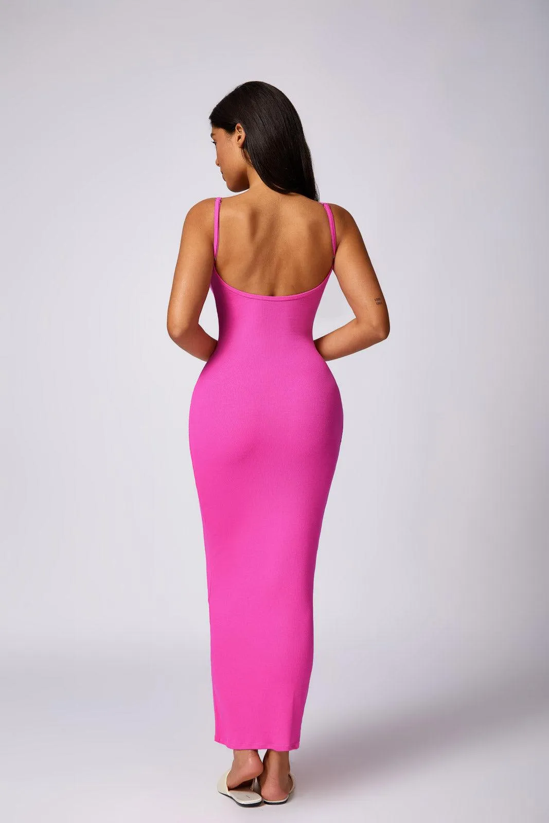 Thalia Long Dress - Magenta (FINAL SALE)