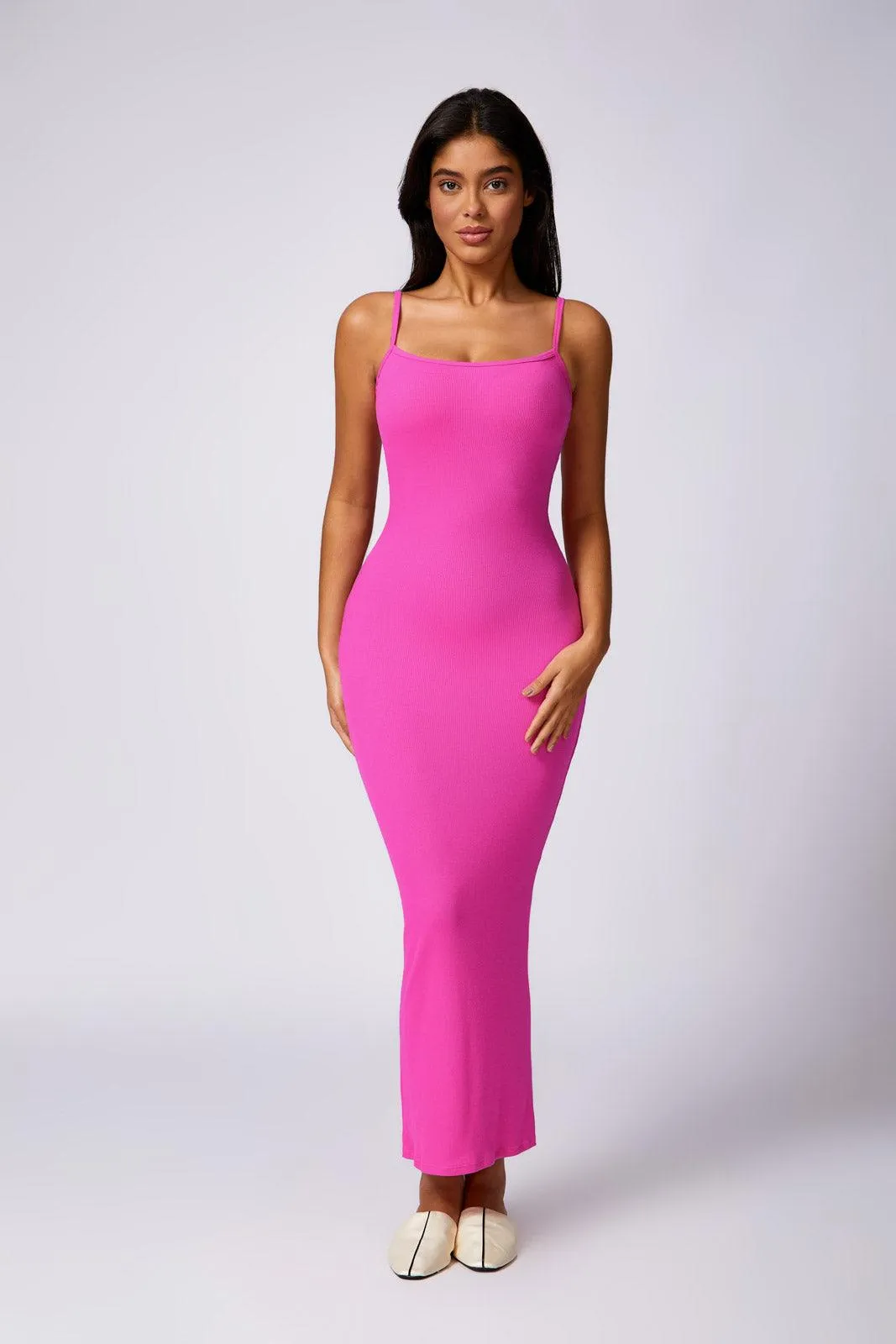 Thalia Long Dress - Magenta (FINAL SALE)