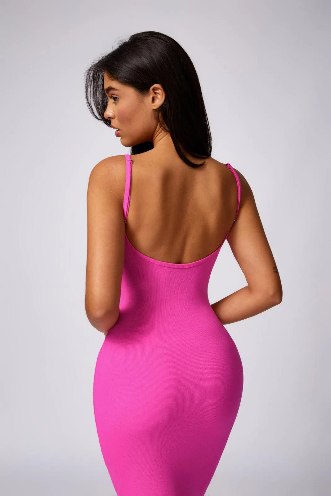 Thalia Long Dress - Magenta (FINAL SALE)