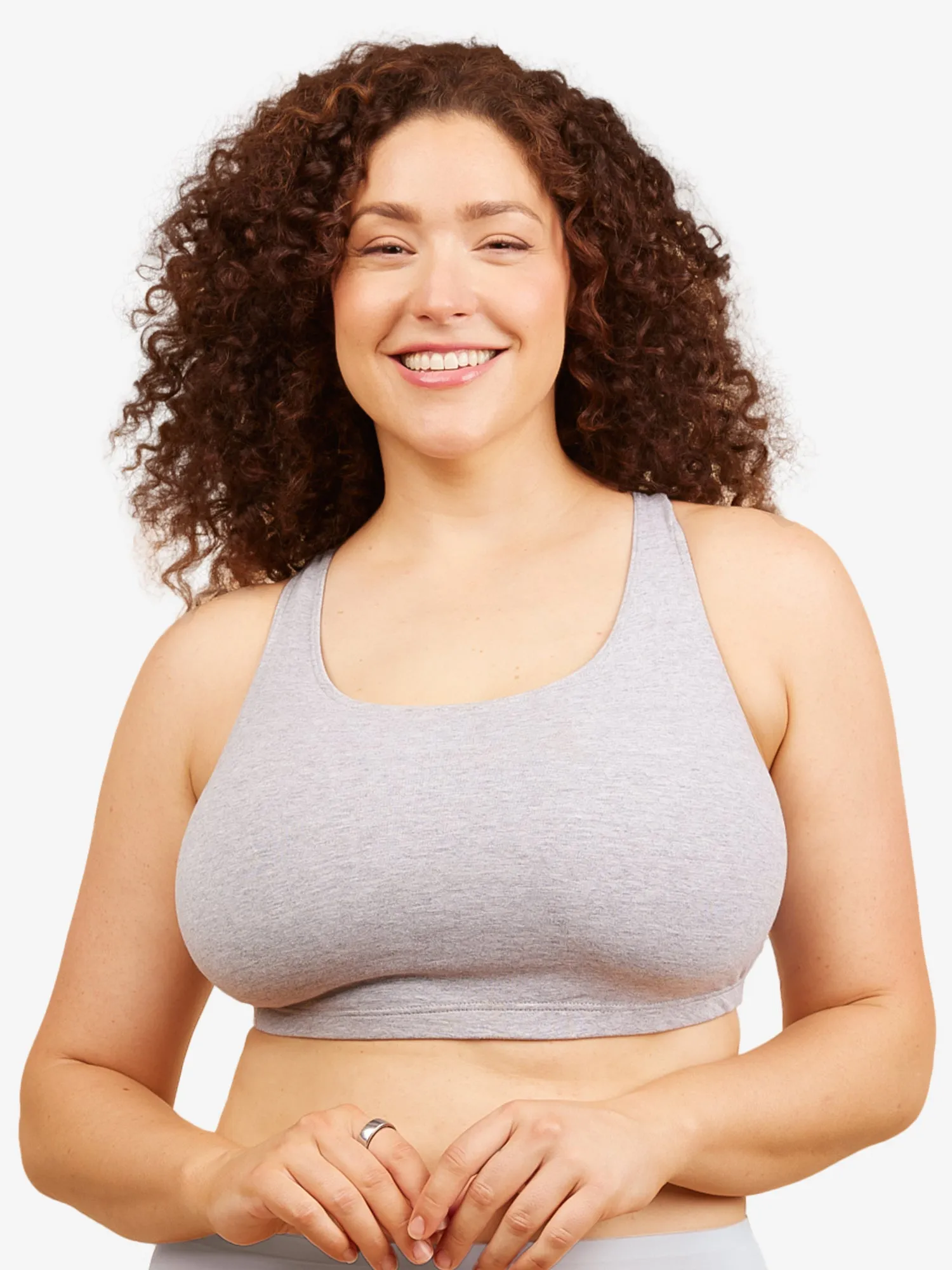 The Serena - Cotton Wirefree Sports Bra