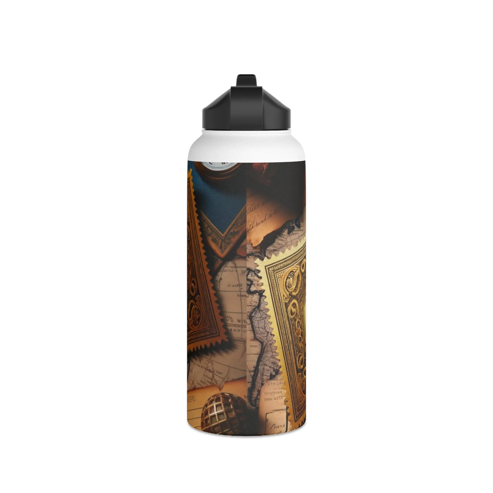 Unsolved Adventures Stainless Steel Water Bottle, Standard Lid