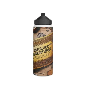 Unsolved Adventures Stainless Steel Water Bottle, Standard Lid