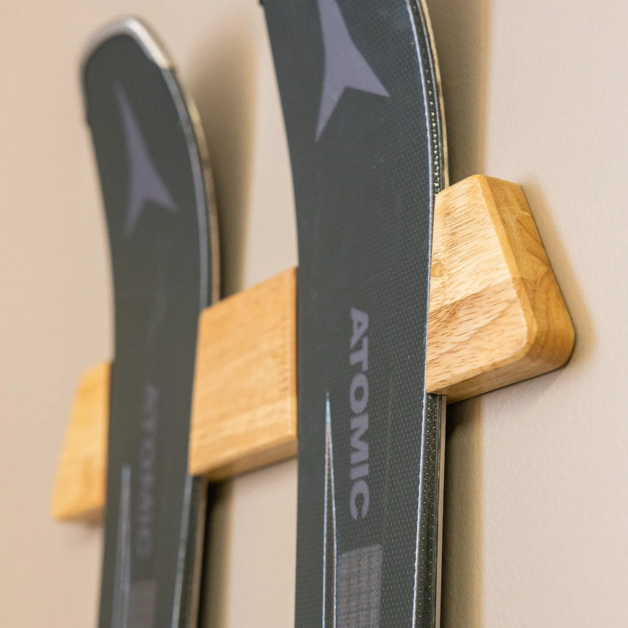 Vail Ski Display | Minimalist Wood Rack