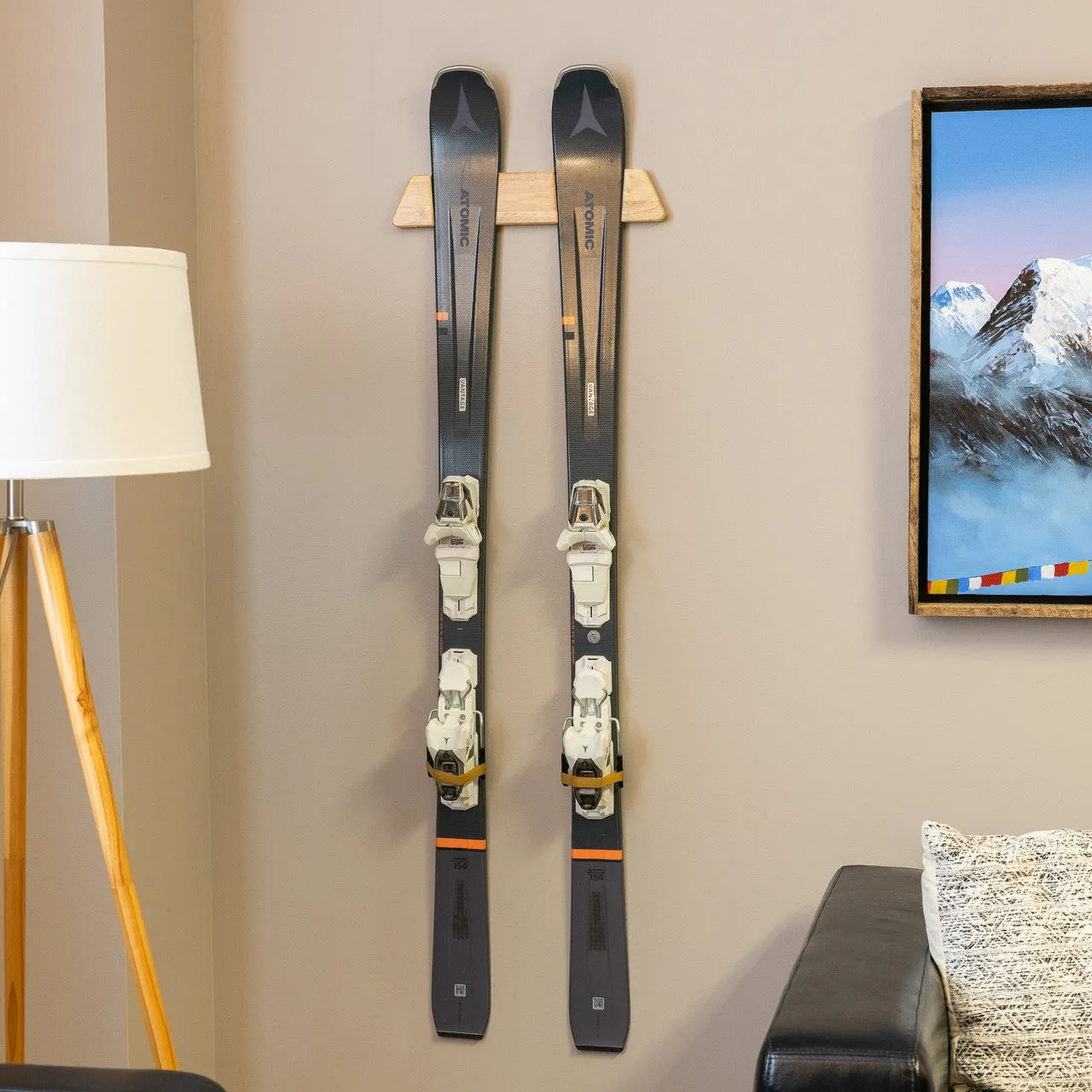 Vail Ski Display | Minimalist Wood Rack