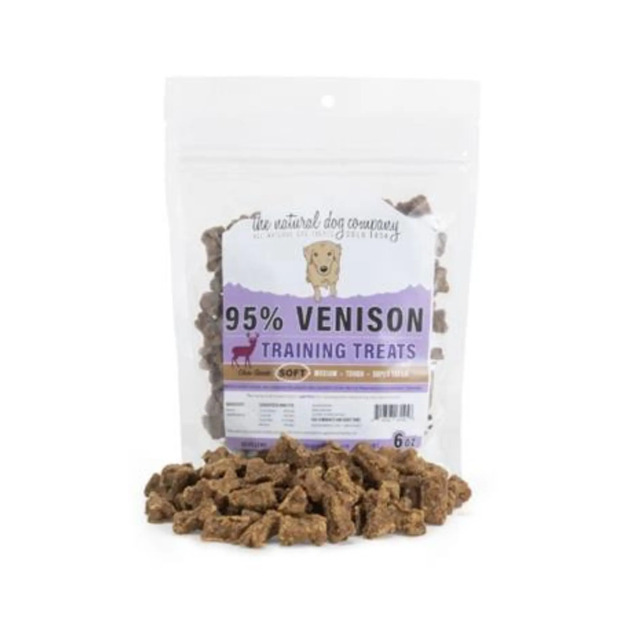 Venison Training Bites (95% Meat) - 6oz Bag