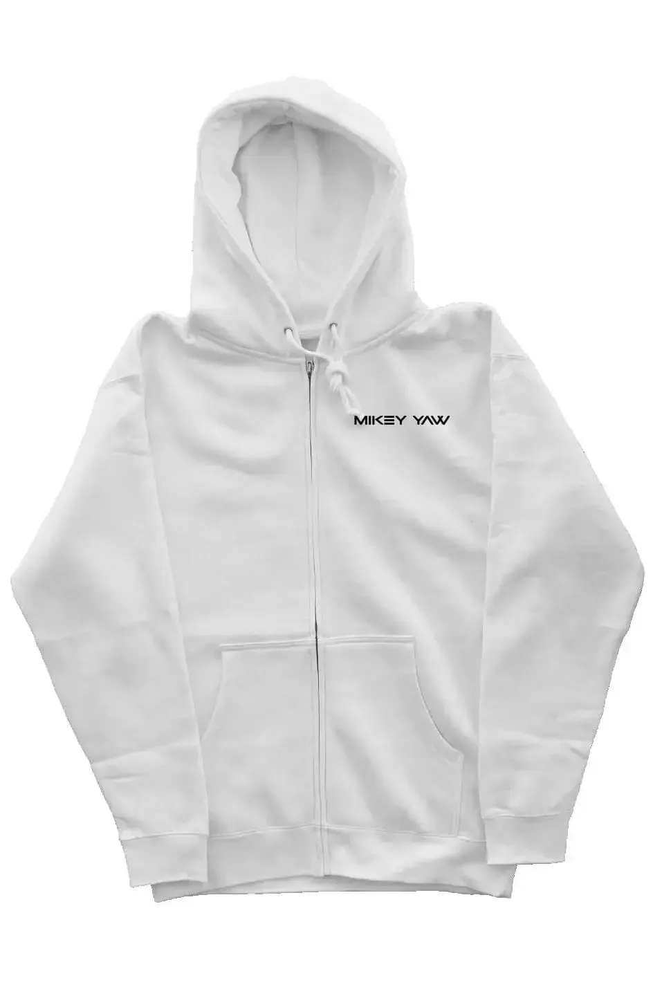 White Liberty Zipper Hoodie