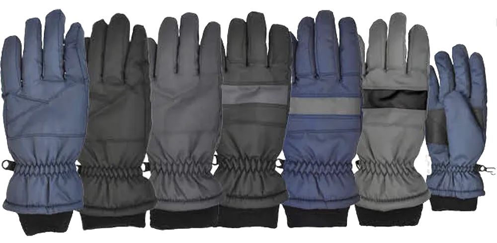 Winter Gloves-Men's Taslon Thinsulate Value Ski Glove